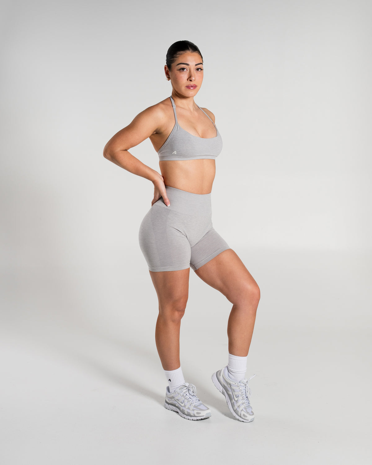 Amplify Ultra-High Rise Short - LT Heather product media