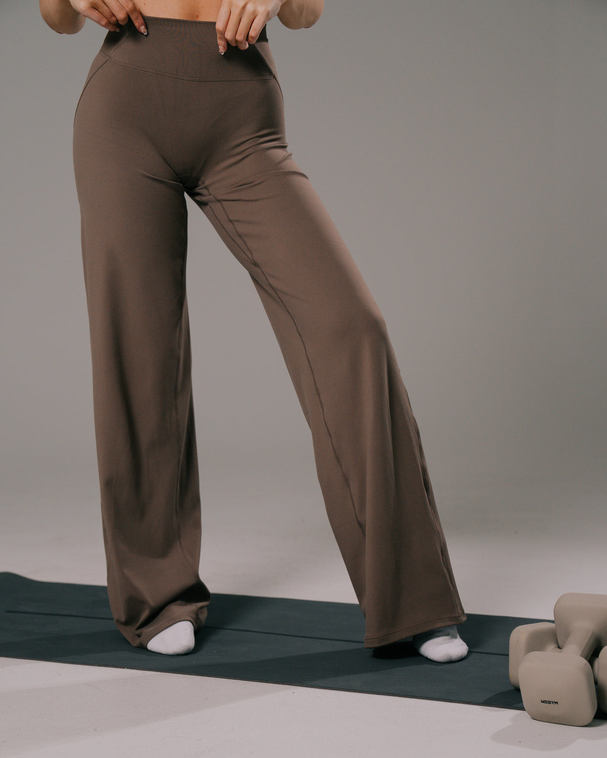 Aura Wide Leg Pant - Wheat product media