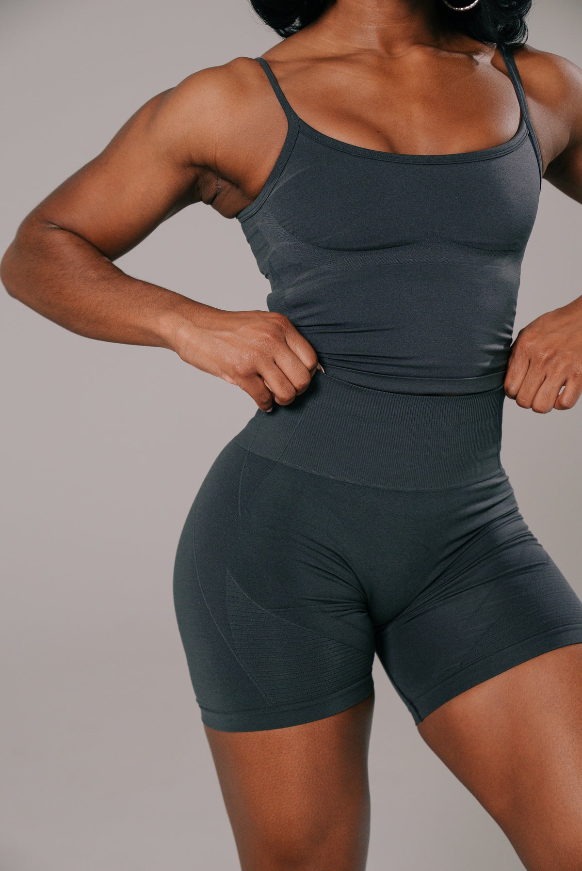 Revive High Rise Short - Coastal Blue product media