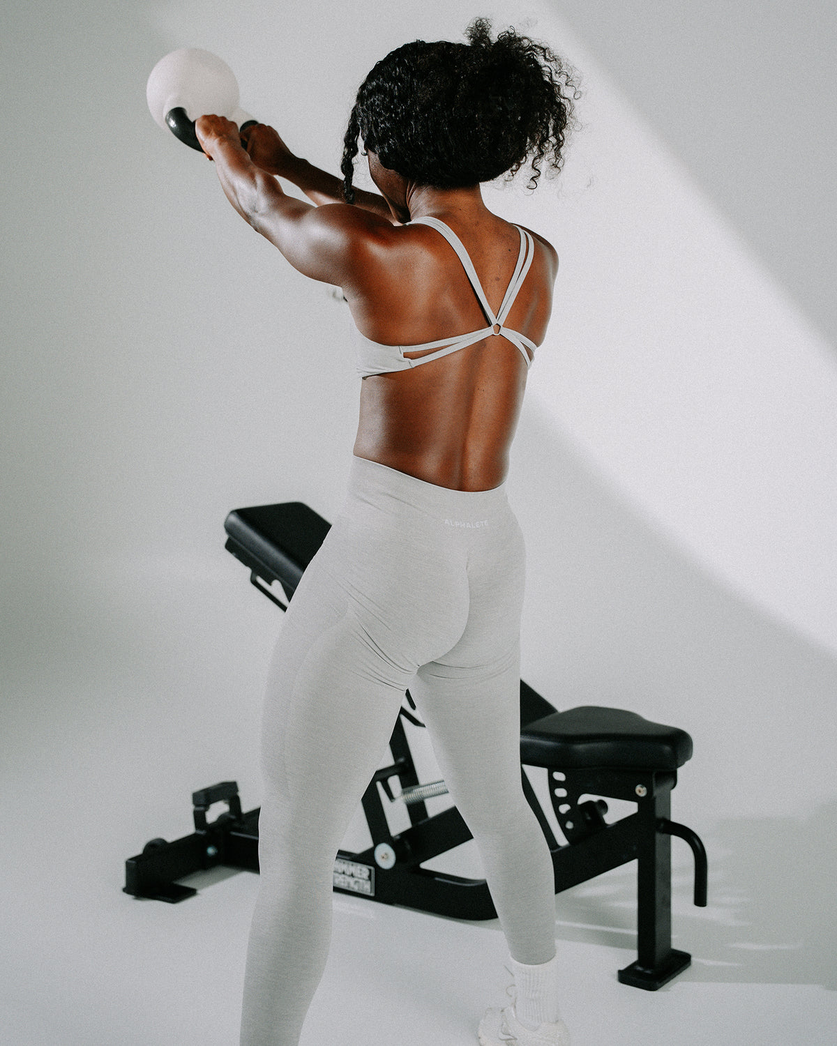 Pump High Rise Legging - LT Heather product media