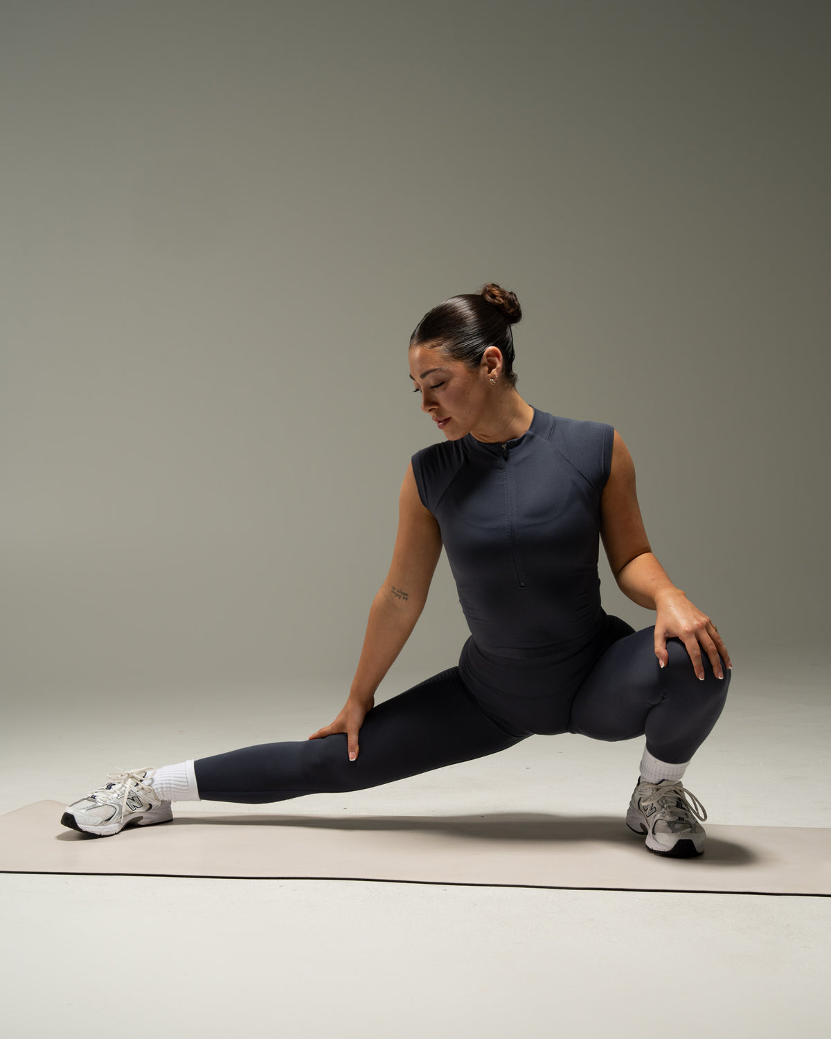 Zip Muscle Tank - Royal Purple product media