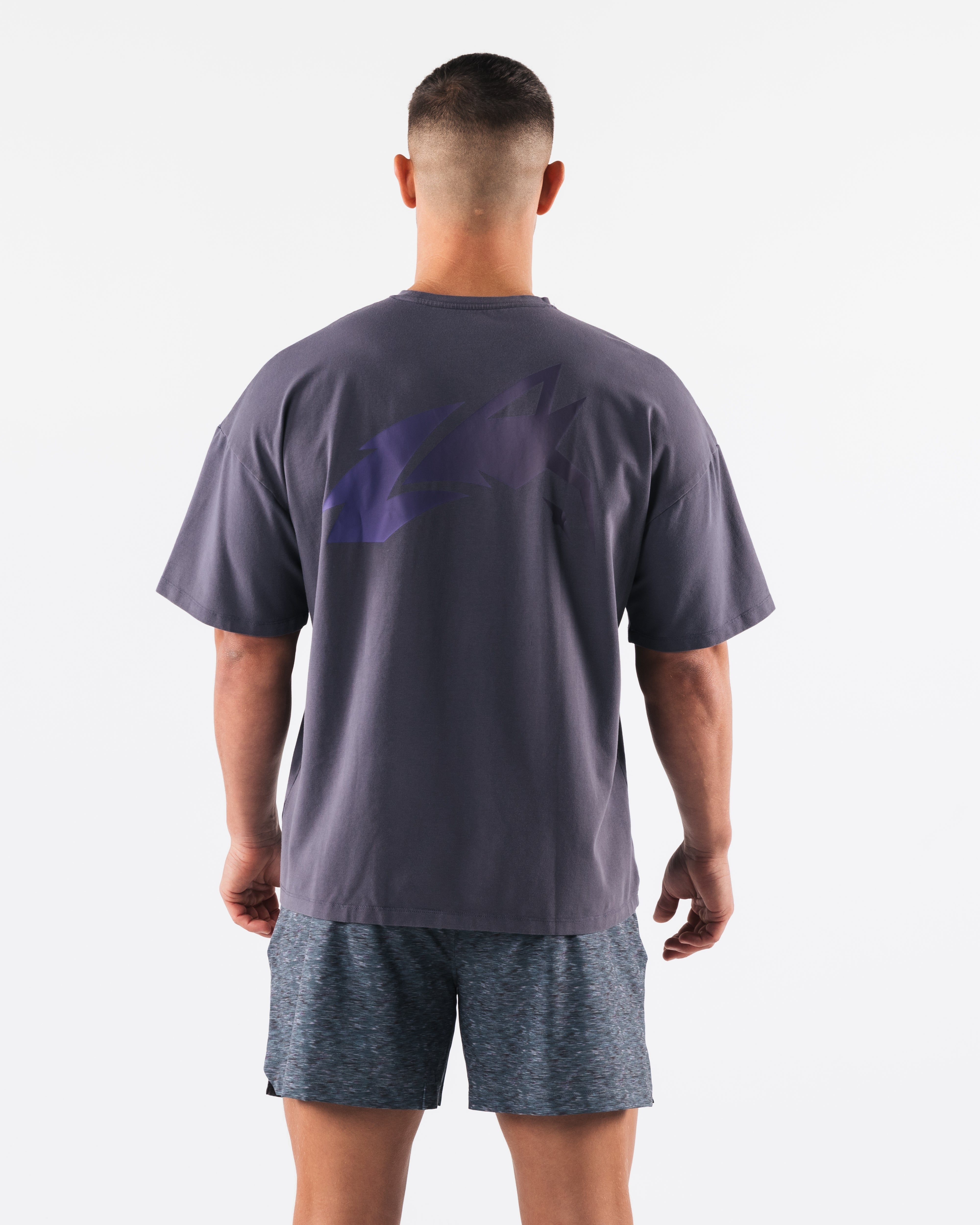 Breathe More Tee - Muted Purple – Alphalete Athletics CA