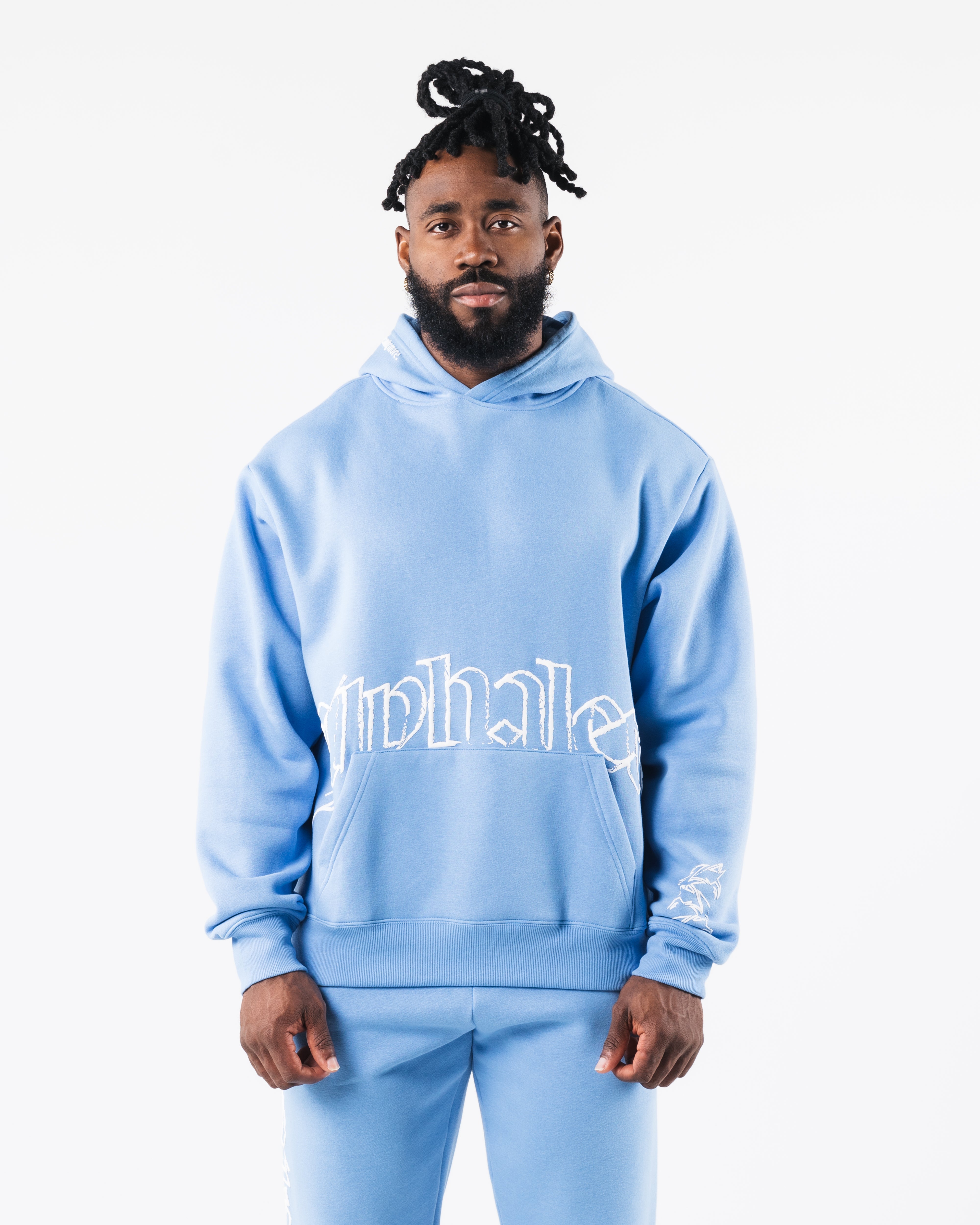 Script Hoodie - Blue – Alphalete Athletics