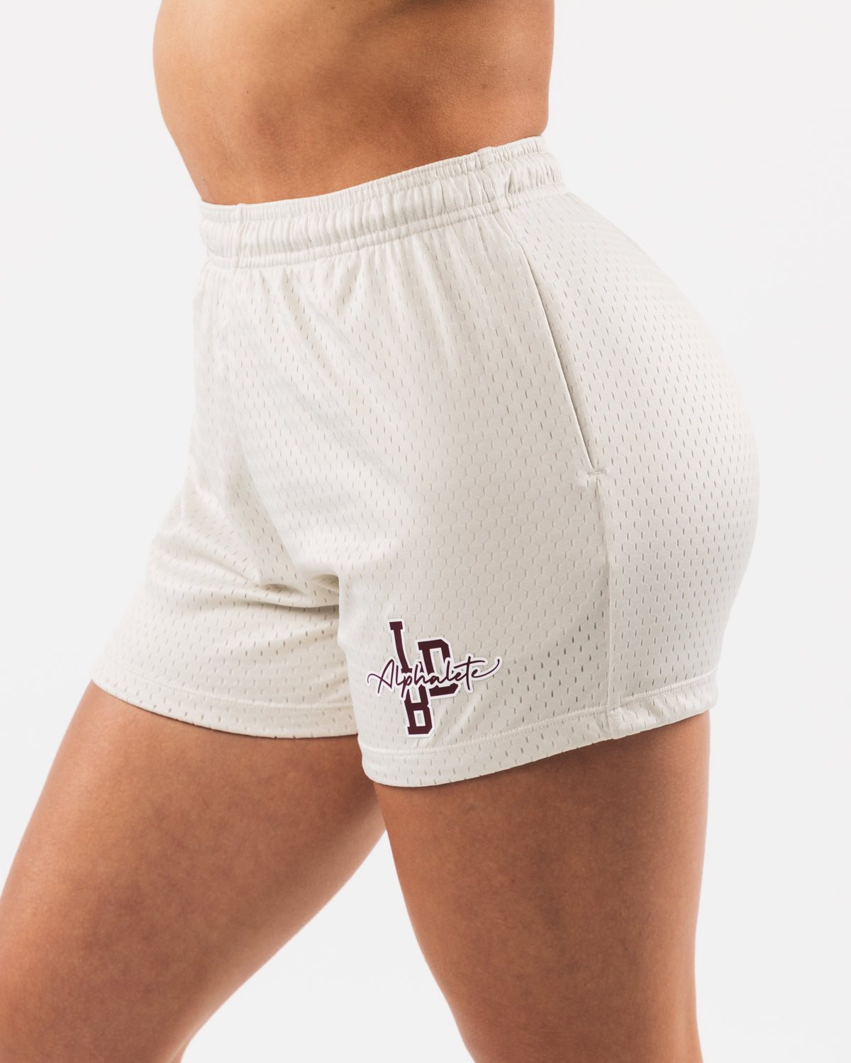 white mesh shorts-4