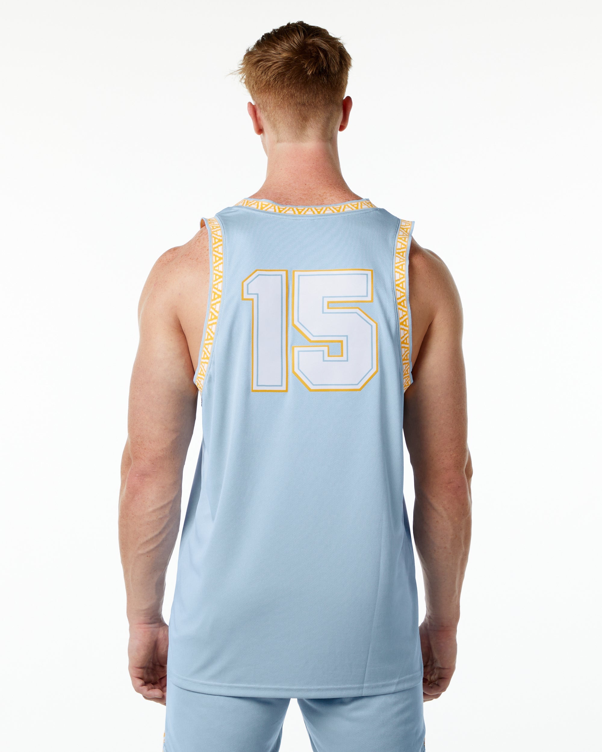 Varsity Basketball Jersey - Light Blue – Alphalete Athletics CA