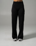 Aura Wide Leg Pant - Black