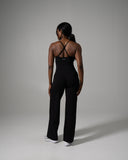 Aura Wide Leg Pant Long - Black