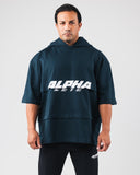 Alpha Layered Hoodie - Dark Cyan