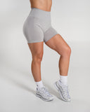 Amplify Ultra-High Rise Short in LT Heather – women's shorts with breathable fabric