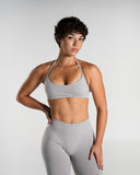 Amplify Minimal Bra in LT Heather – women's seamless light-support sports bra