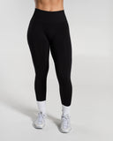 Amplify Mid Rise Legging in Black – women's legging in nylon and polyester fabric