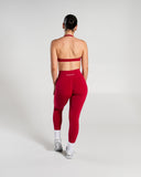 Amplify Ultra-High Rise Legging in Scarlet – women's legging in nylon and polyester fabric, view 6