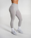 Amplify Mid Rise Legging in LT Heather – women's legging with breathable fabric