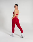 Amplify Ultra-High Rise Legging in Scarlet – Alphalete women's legging, view 8