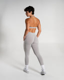 Amplify Mid Rise Legging in LT Heather – women's legging with breathable fabric, view 7
