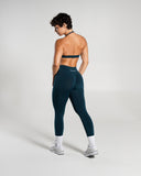 Amplify Mid Rise Legging in Deep Sea – Alphalete women's legging, view 8