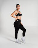Amplify Ultra-High Rise Legging in Black – women's legging with breathable fabric, view 7