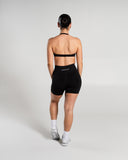 Amplify Ultra-High Rise Short in Black – women's shorts in nylon and polyester fabric, view 6