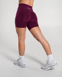 Amplify Ultra-High Rise Short in Mulberry – women's high-rise seamless compression shorts