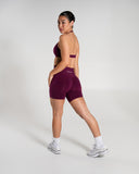 Amplify Ultra-High Rise Short in Mulberry – Alphalete women's shorts, view 8