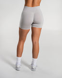 Amplify Mid Rise Short in LT Heather – Alphalete women's shorts