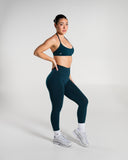 Amplify Ultra-High Rise Legging in Deep Sea – women's legging with breathable fabric, view 7