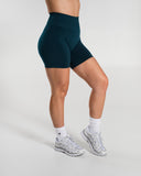 Amplify Ultra-High Rise Short in Deep Sea – women's shorts with breathable fabric