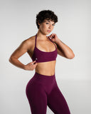 Amplify Minimal Bra in Mulberry – Alphalete women's sports bra