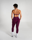 Amplify Minimal Bra in Mulberry – women's sports bra in nylon and polyester fabric, view 5