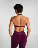 Amplify Minimal Bra in Mulberry – women's sports bra in nylon and polyester fabric