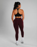 Amplify Mid Rise Legging - Merlot