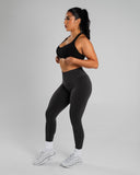 Amplify Mid Rise Legging - Dark Heather Grey
