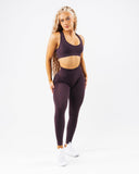 Contour Ultra-High Rise Legging - Black Garnet