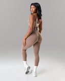 Amplify Mid Rise Legging - Mocha