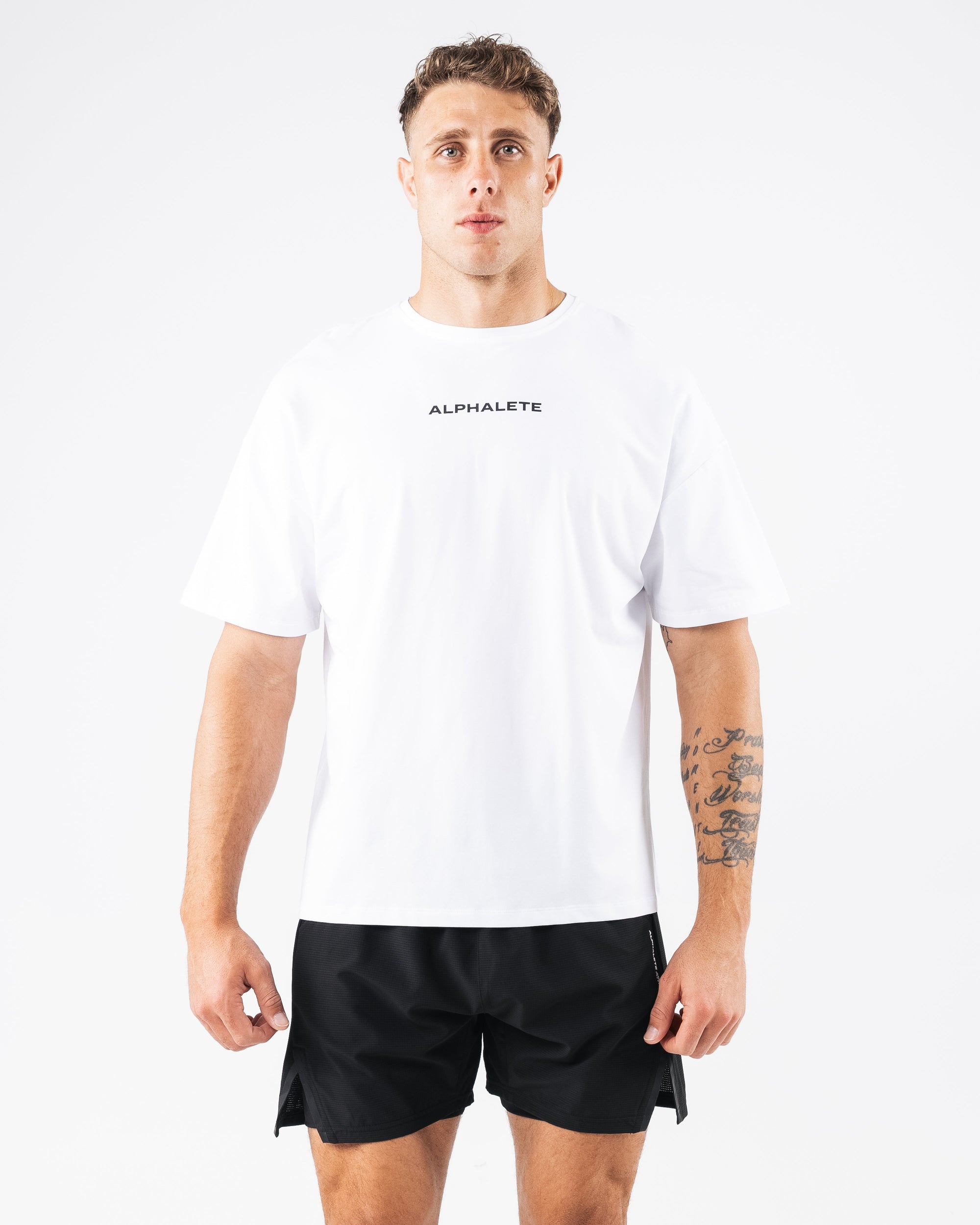 Anniversary Tee - White – Alphalete Athletics CA