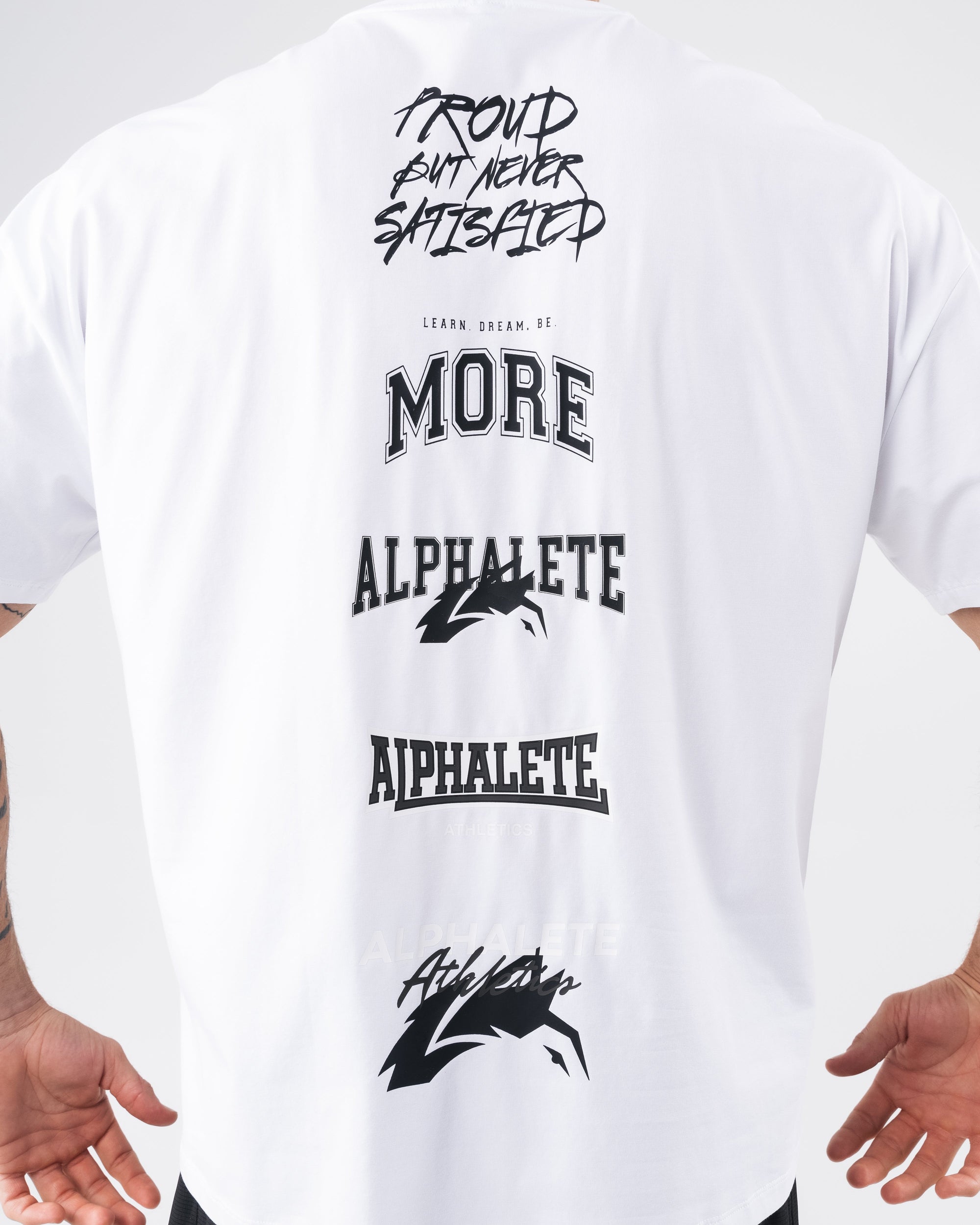 Anniversary Tee - White – Alphalete Athletics CA