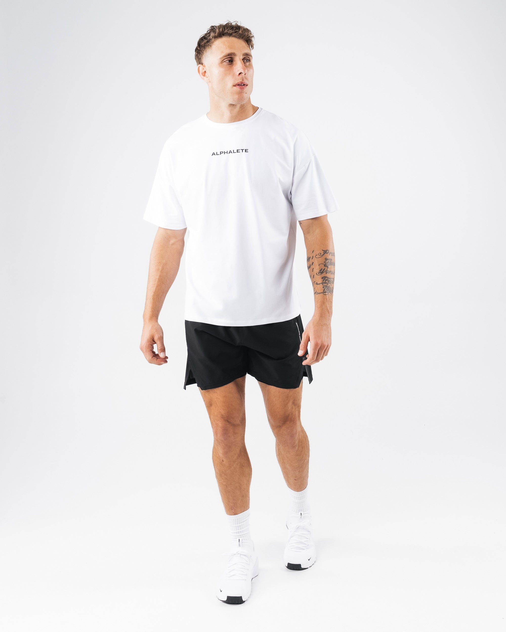 Anniversary Tee - White – Alphalete Athletics CA