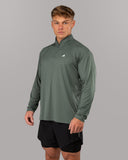 Racer Quarter Zip - Muted Sky