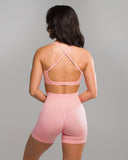 Amplify Open Back Bra - Rose