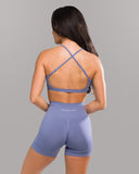 Amplify Open Back Bra - Bluebonnet