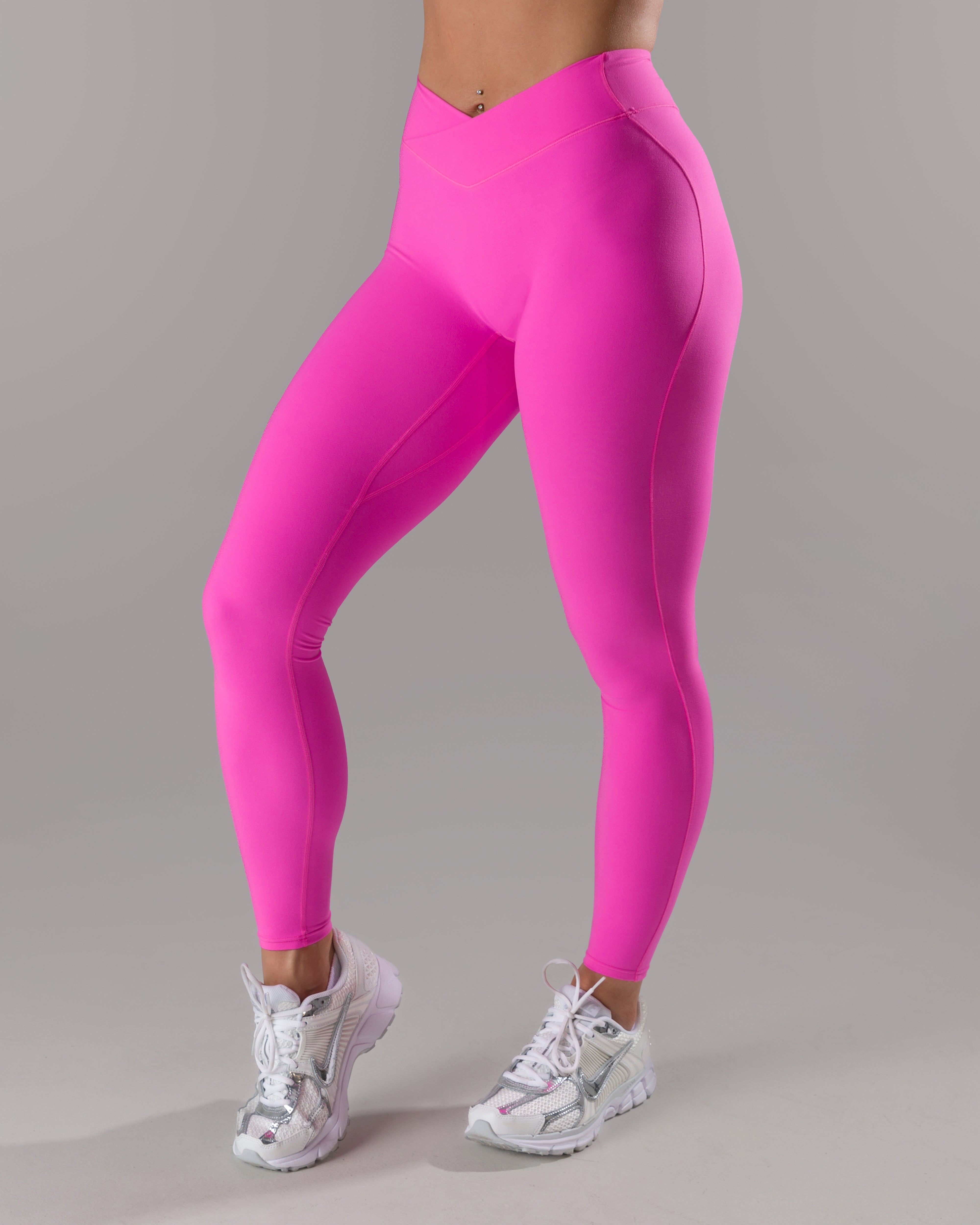 Wrap Mid Rise Legging - Malibu Pink | Workout Leggings | Alphalete