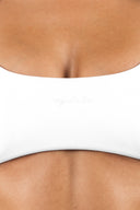 Aura Strappy Bra - White