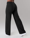 Aura Wide Leg Pant Long - Black