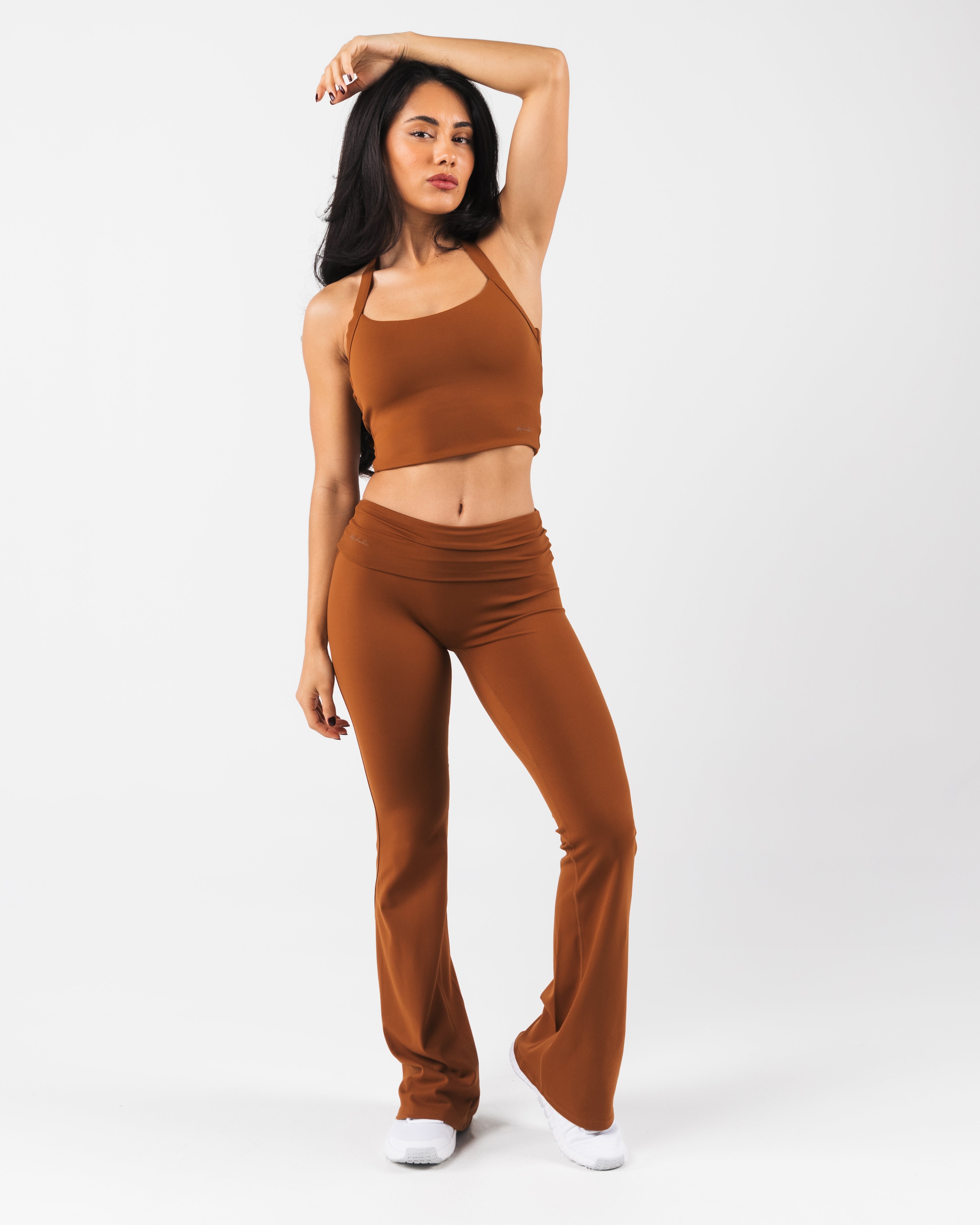 Aura Foldover Flare - Root | Workout Clothes | Alphalete