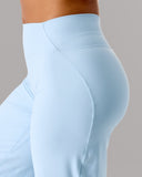 Aura Wide Leg Pant - Powder Blue