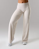 Aura Wide Leg Pant Regular - Wheat