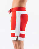 Aztec Boardshort - Crimson Coin