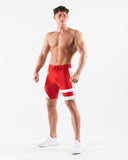 Aztec Boardshort - Crimson Coin