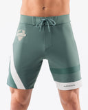 Aztec Boardshort - Sage Linen