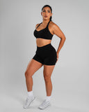 Amplify Mid Rise Short - Black